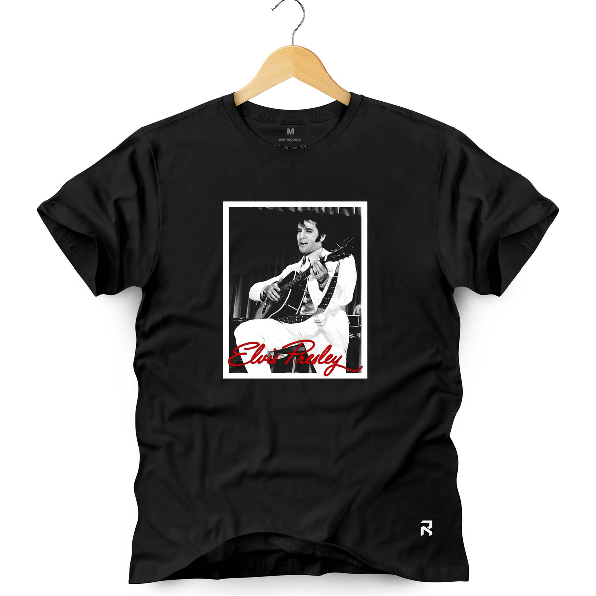 Camiseta Masculina Violão Elvis