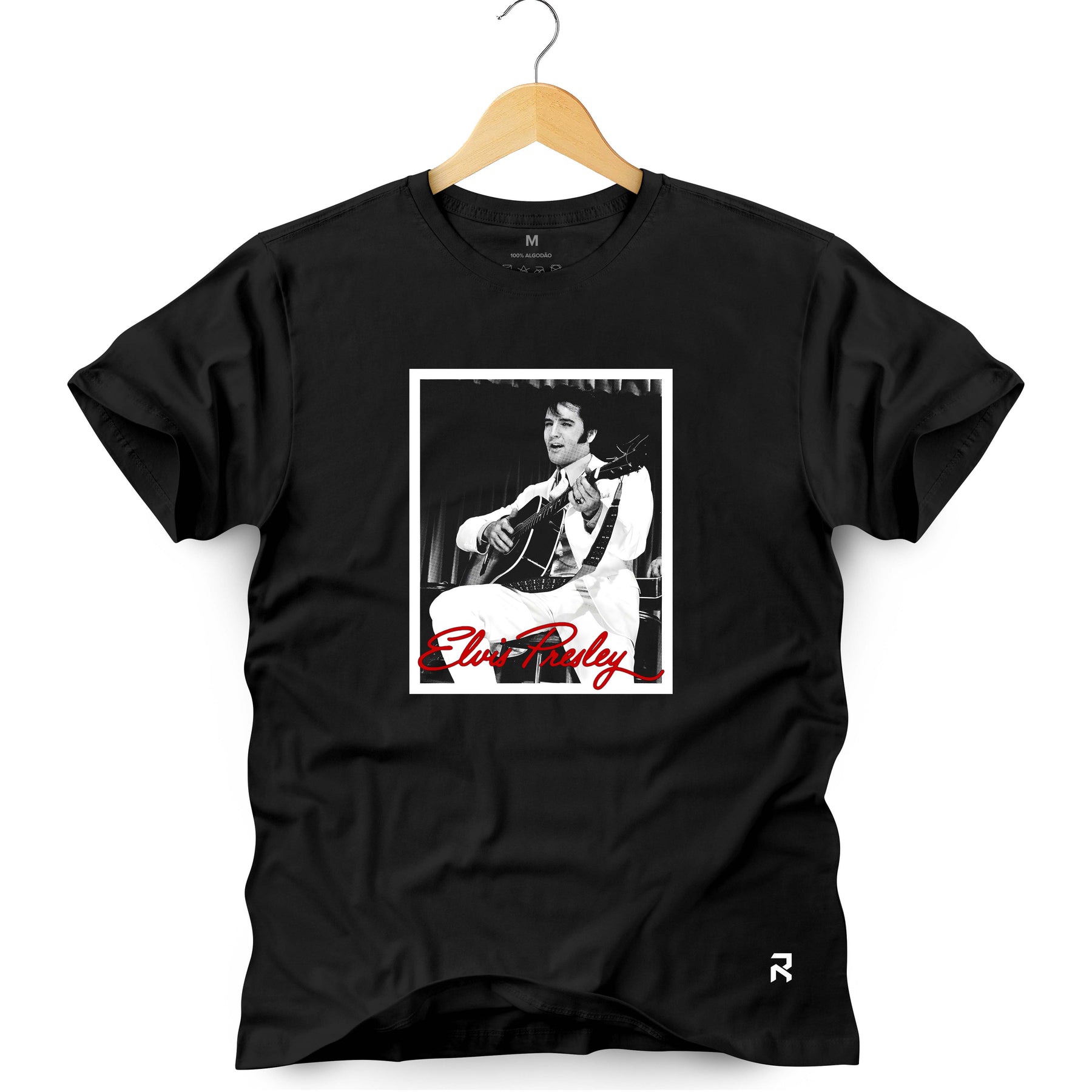 Camiseta Masculina Violão Elvis