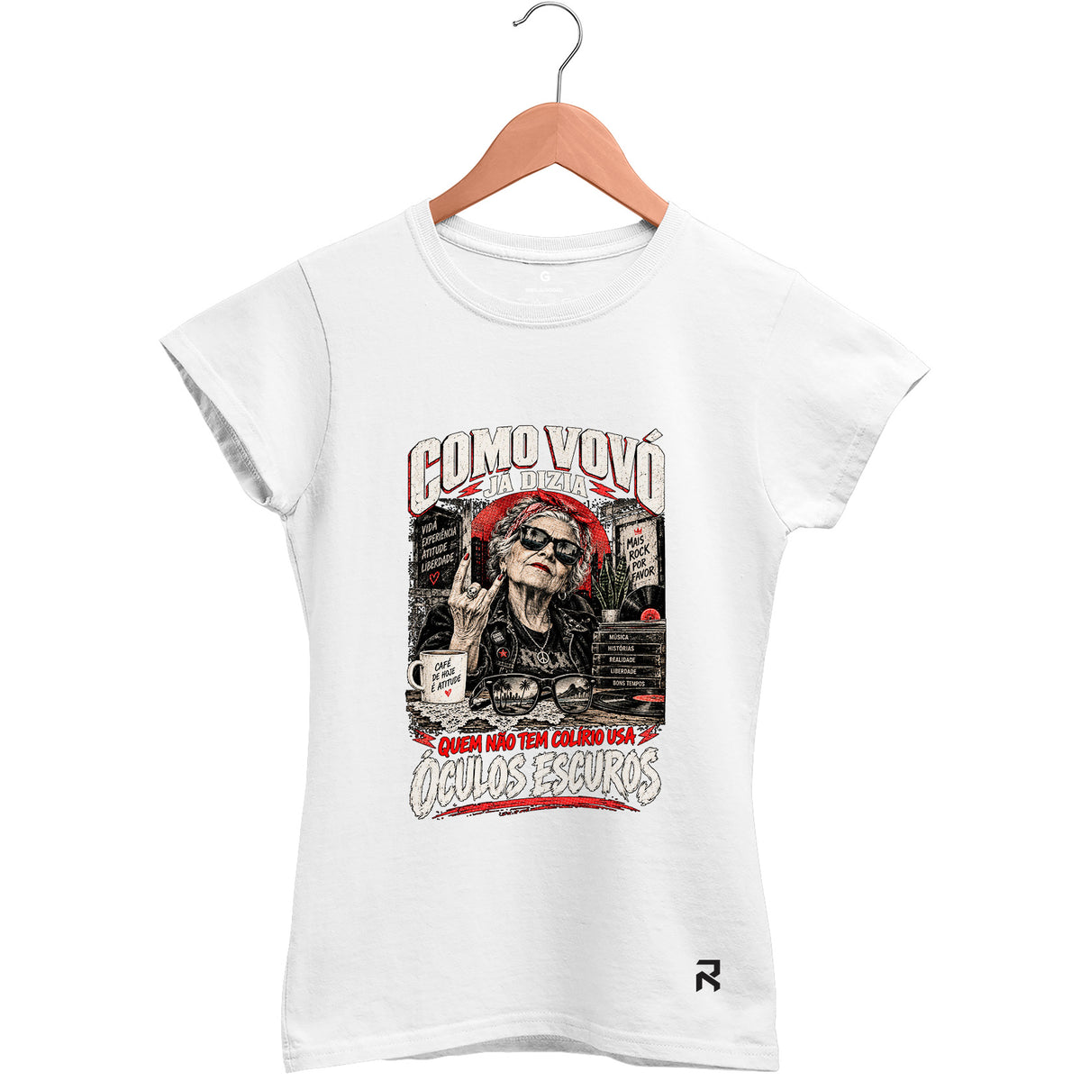 Camiseta Baby Look Feminina Vovó Colírio