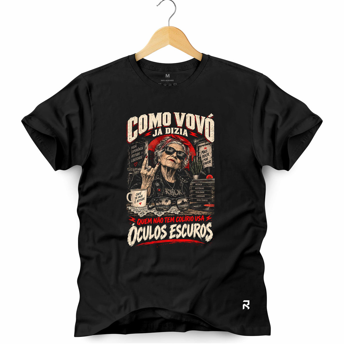 Camiseta Masculina Vovó Colírio