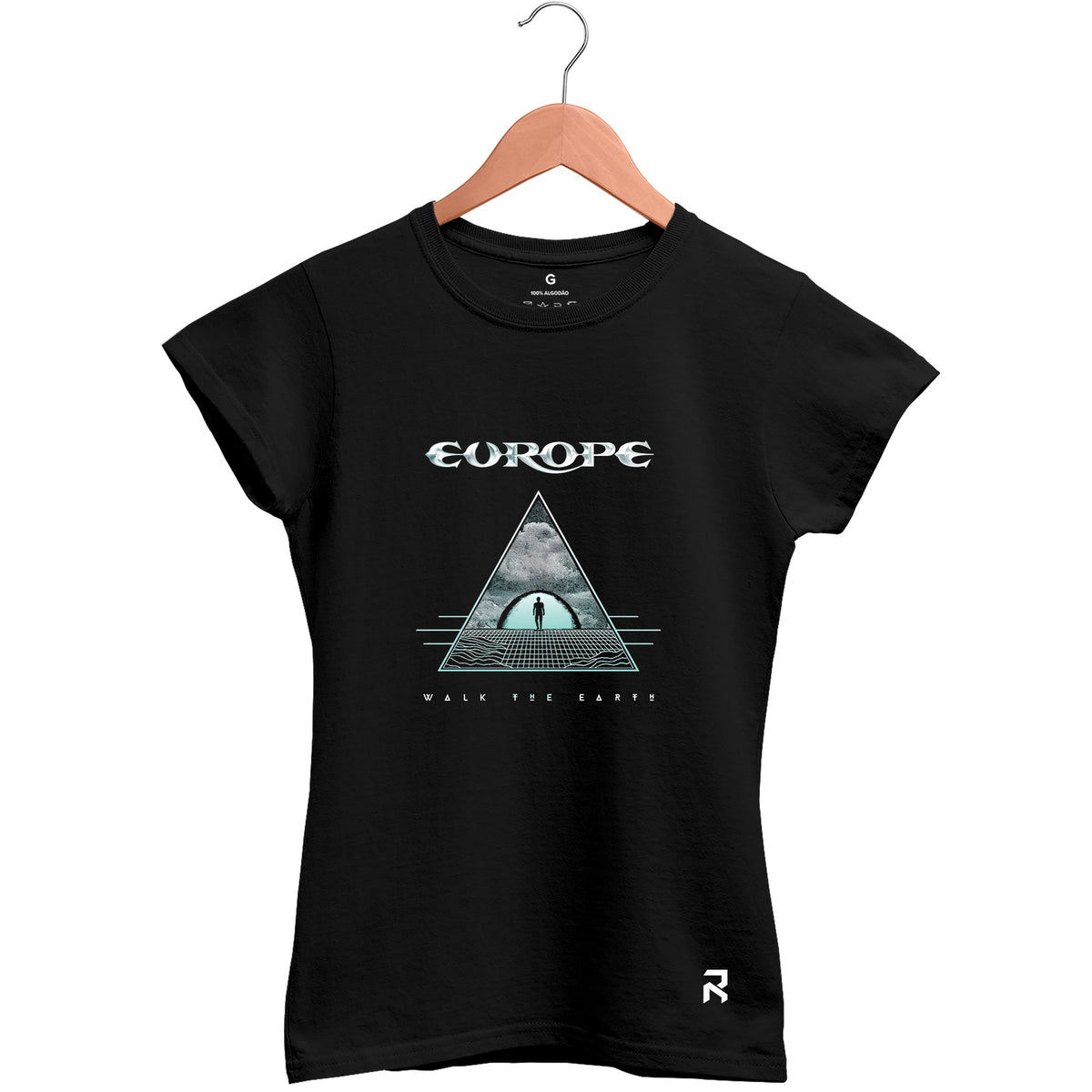 Camiseta Baby Look Feminina Walk Europe