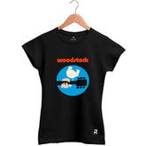 Camiseta Baby Look Feminina Woodstock