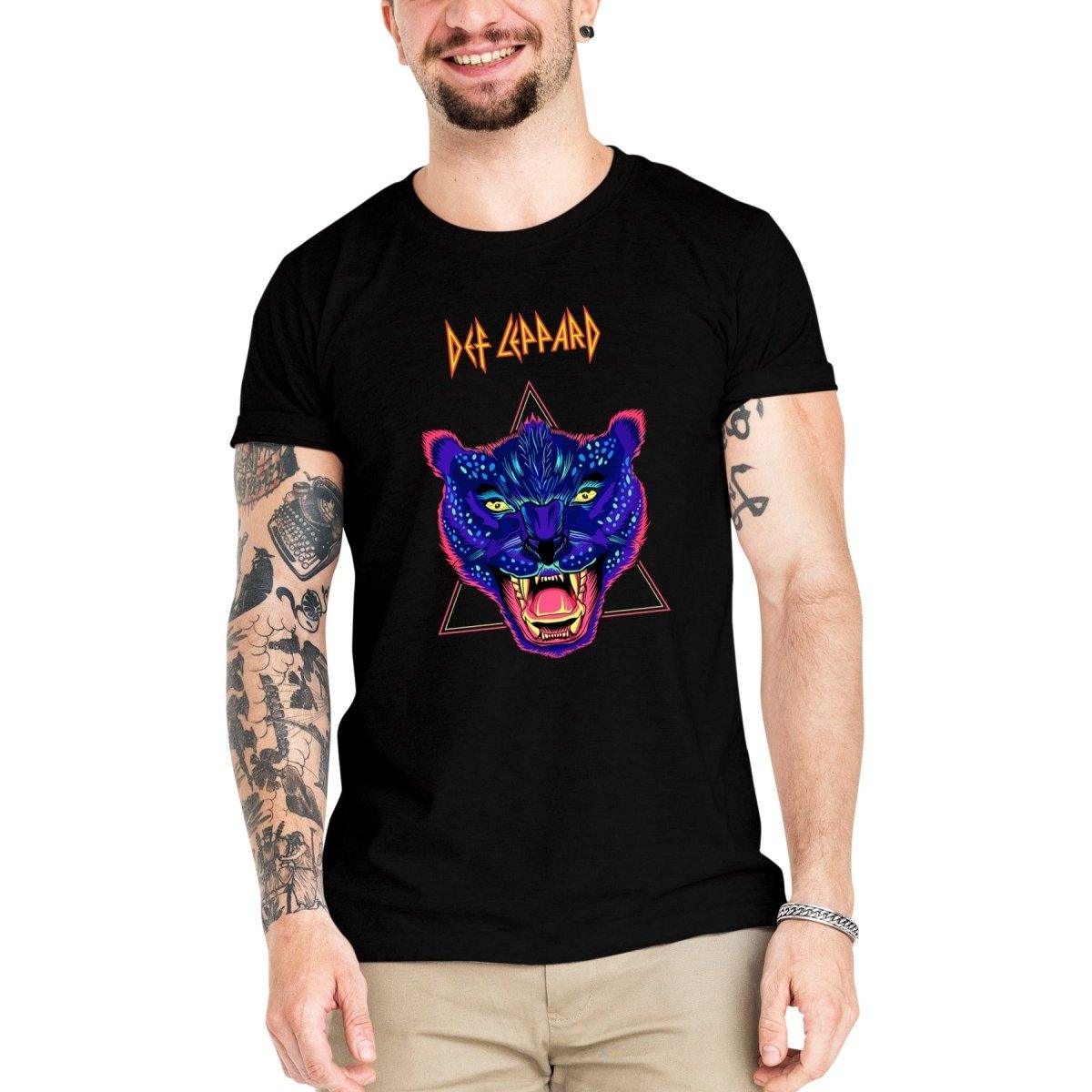 Camiseta Masculina Def Leppard - Clube Rock - P-MASC-023-BC - P - Branca -