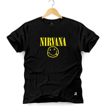 Camiseta Masculina Nirvana Smile - Clube Rock - P-MASC-066-PT - P - Preta -