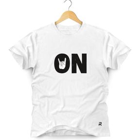 Camiseta Masculina Rock On - Clube Rock - P-MASC-076-BC - P - Branca -